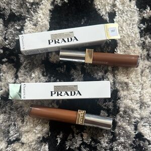 Prada Concealer Duo in Rich Brown with Silver & Gold Accents